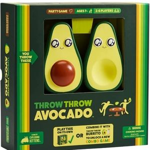 Throw Throw Avocado by Exploding Kittens A Dodgeball Card Game 2-6 Players